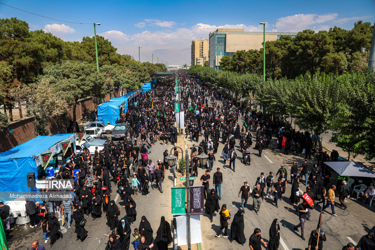 آغاز مراسم پیاده‌روی جاماندگان اربعین حسینی (ع) در تهران