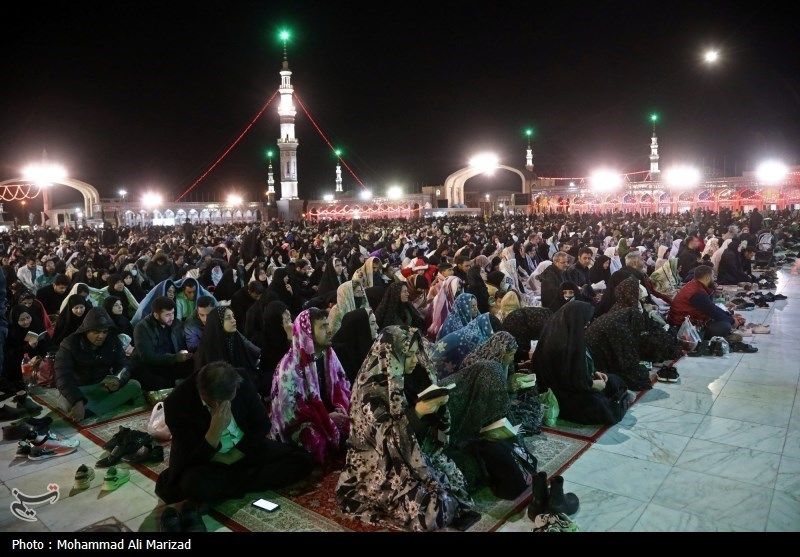  مراسم احیای شب بیست و یکم در مسجدمقدس جمکران