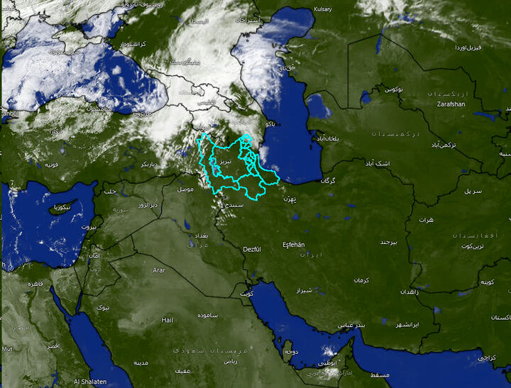 بارشهای پراکنده باران ۵ روزه در آینده