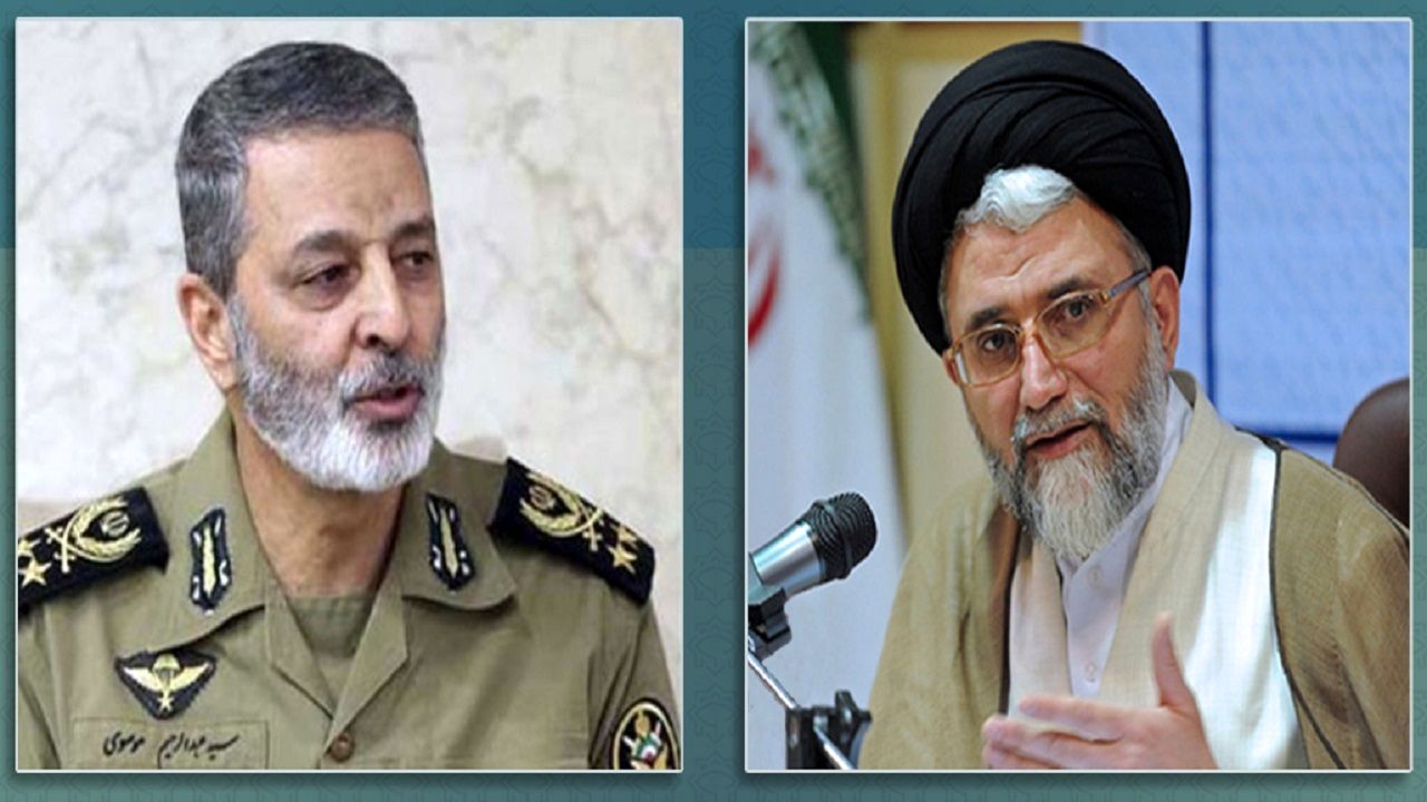 دیدار فرمانده کل ارتش با وزیر اطلاعات