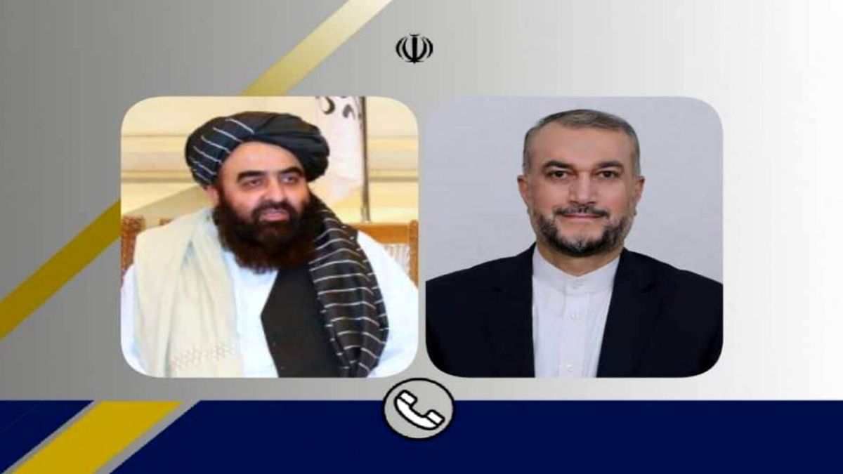 گفت و گوی تلفنی وزیر خارجه ایران با سرپرست وزارت خارجه طالبان 