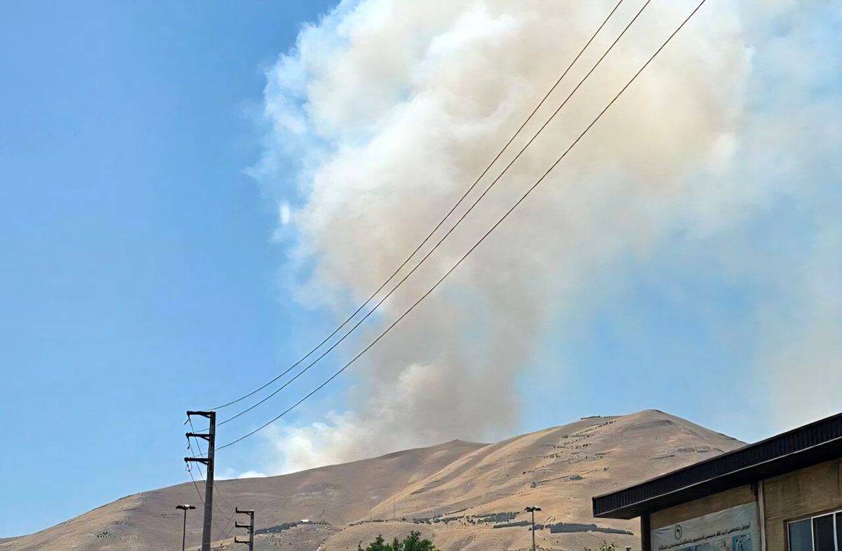 آتش‌سوزی در آبیدر سنندج مهار شد 