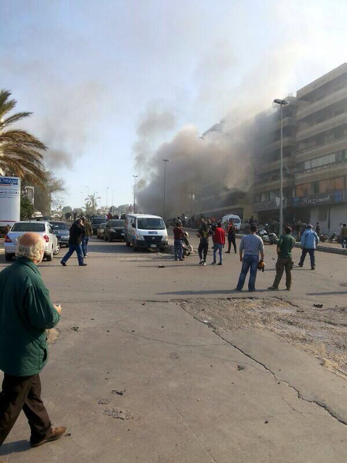 انفجارنزدیکی دفتر رایزنی فرهنگی ایران