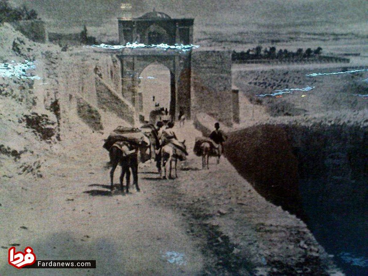 عکس: دروازه قران شیراز یک قرن پیش