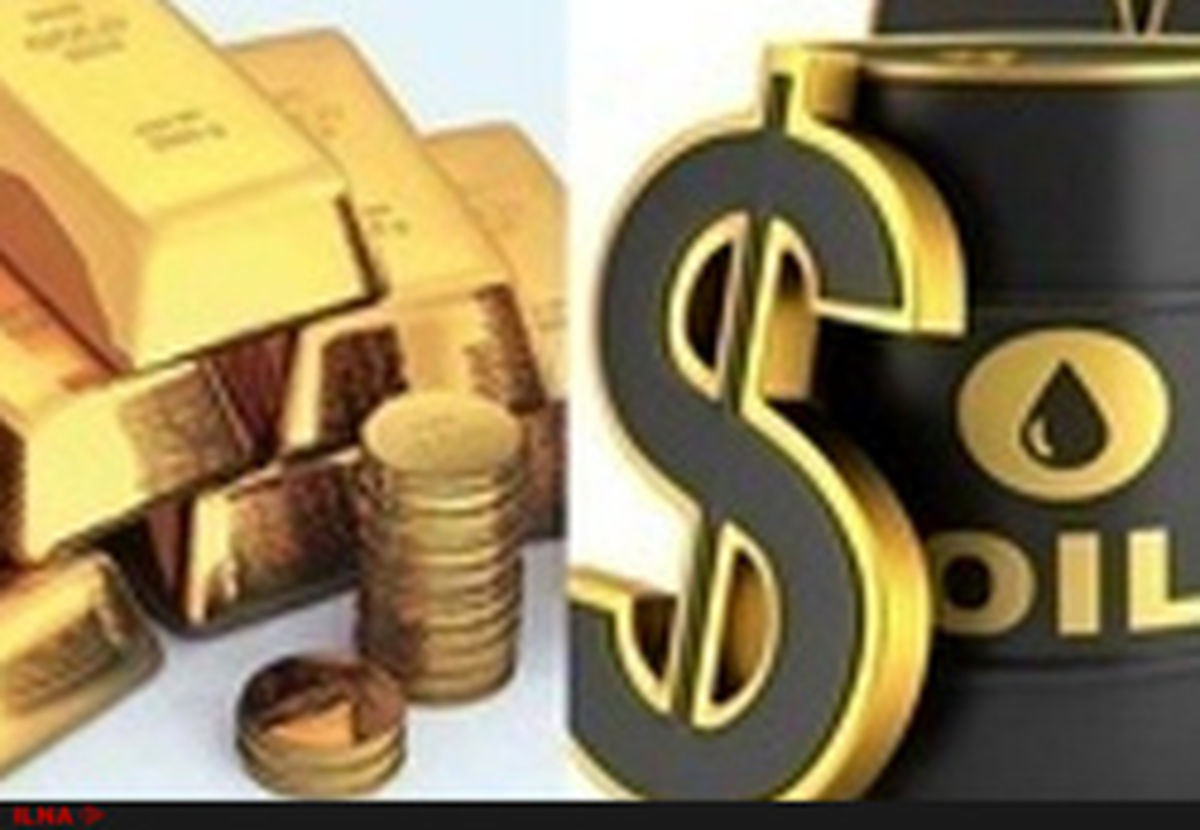 کاهش قیمت نفت و افزایش قیمت طلا در بازار‌های جهانی