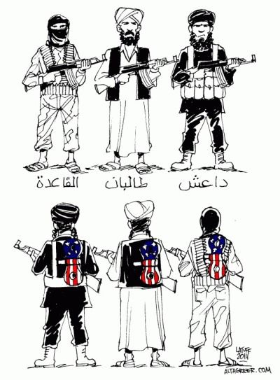 پشت و روی یک تروریست!/کارتون