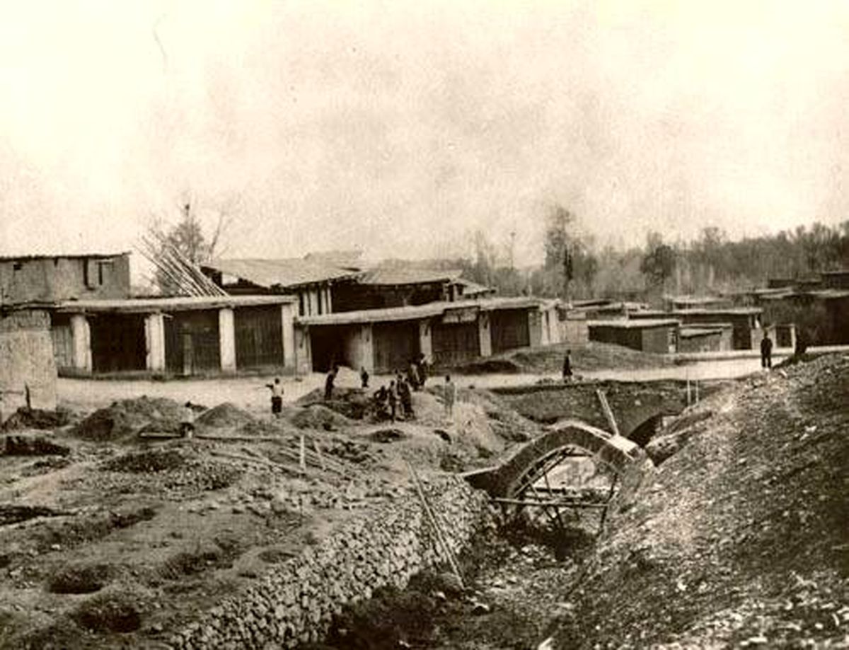 عکس/ پل تجریش تهران سال ۱۳۰۰