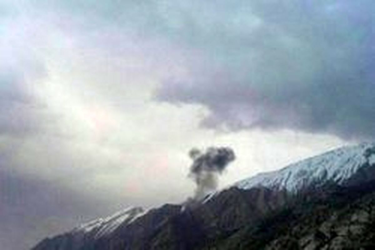 بارش شدید باران در منطقه سقوط هواپیمای ترکی