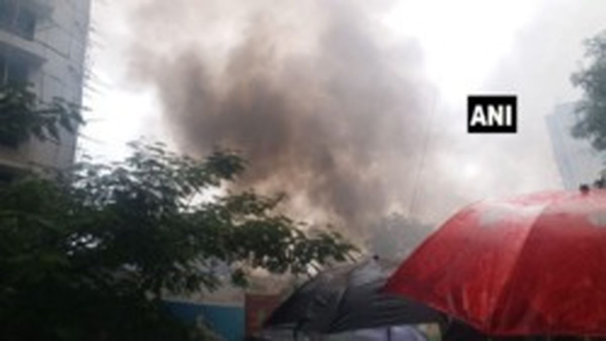 یک هواپیما در حومه بمبئی سقوط کرد +تصاویر