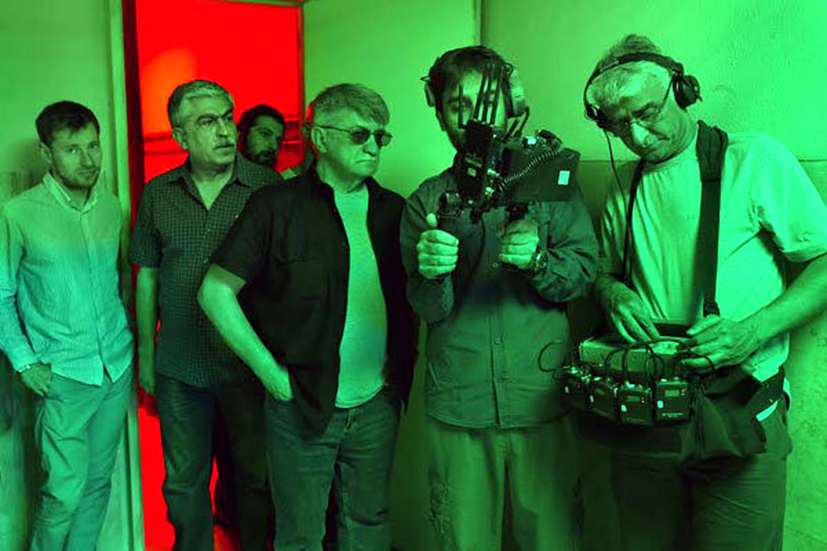 کارگردان روسی در پشت‌صحنه فیلم ایرانی +عکس