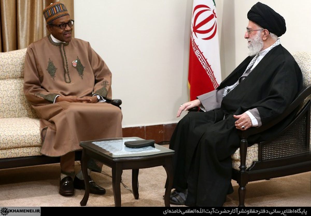 تصاویر: دیدار رئیس جمهوری نیجریه با رهبر انقلاب