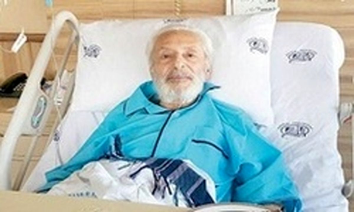 علی نصیریان بر بالین جمشید مشایخی در بیمارستان +عکس