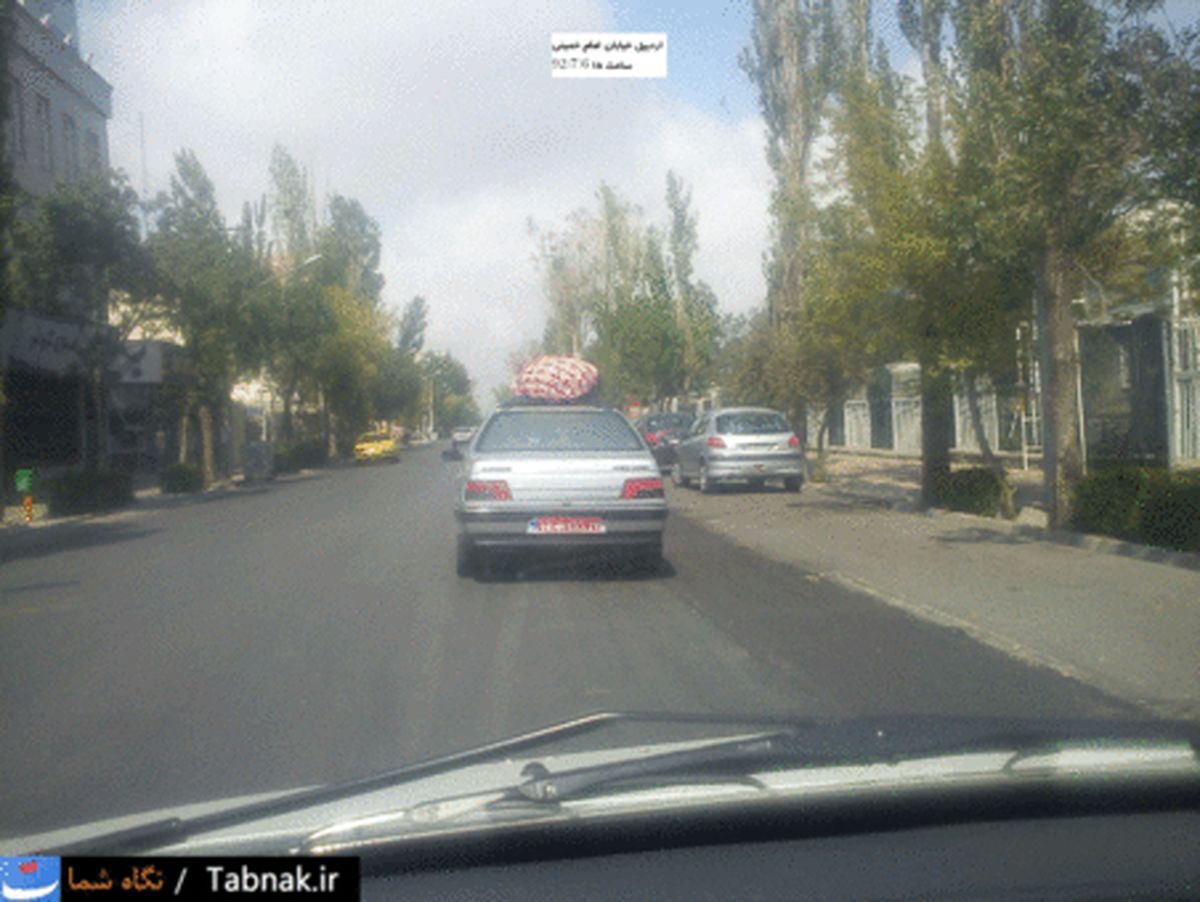 مسافرت عیالواری با ماشین دولتی/عکس
