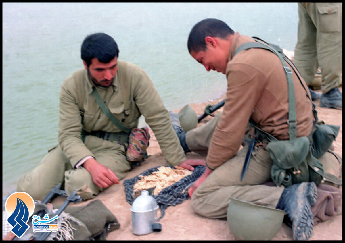 سفره فدائیان حضرت حیدر(ع)/عکس