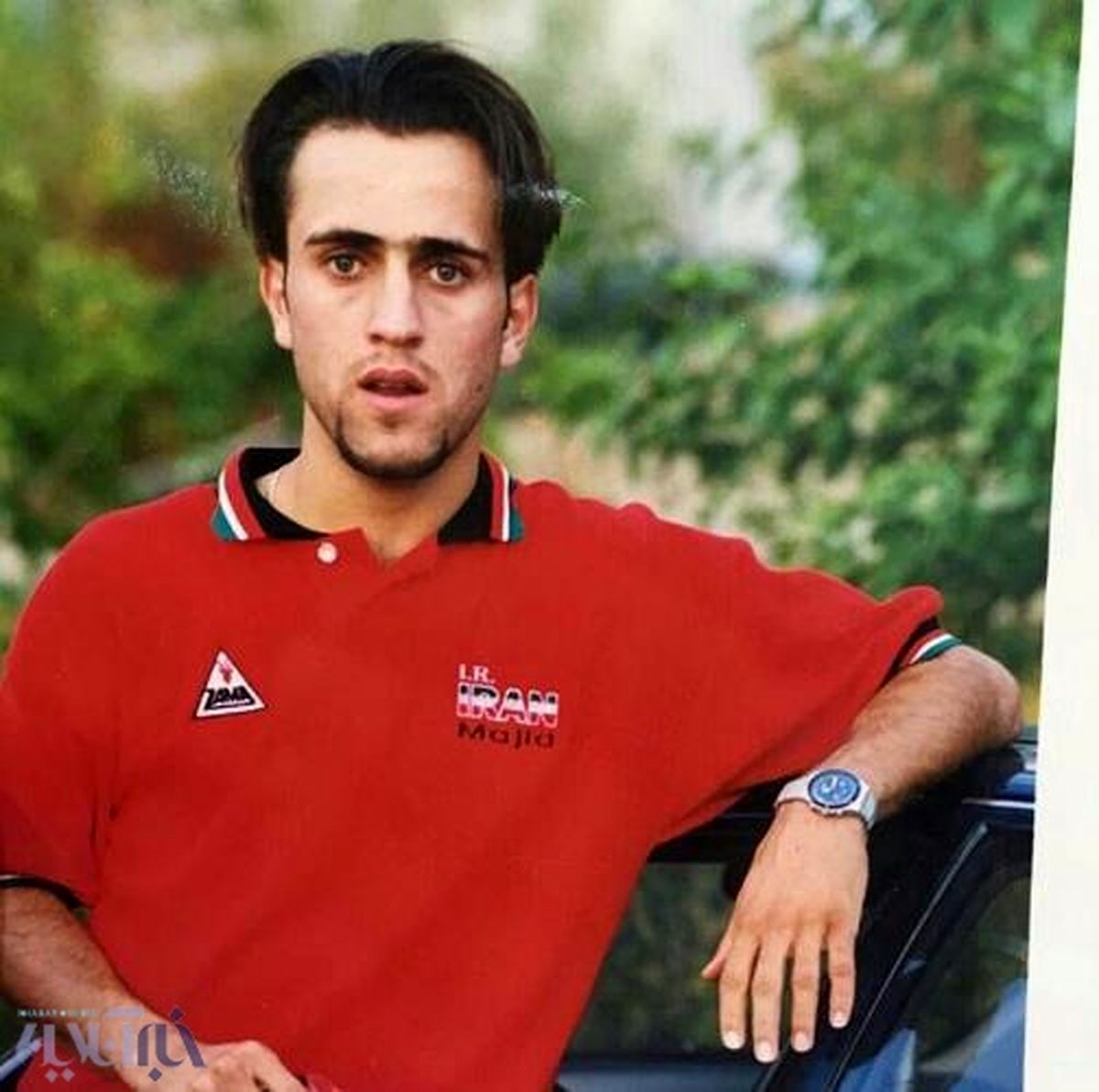 علی کریمی با ظاهری که کمتر دیده‎اید