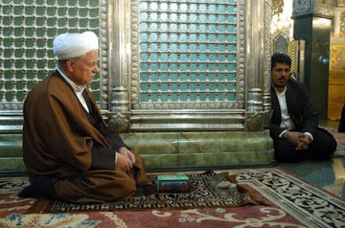 عکس متفاوت از مهدی هاشمی و پدرش