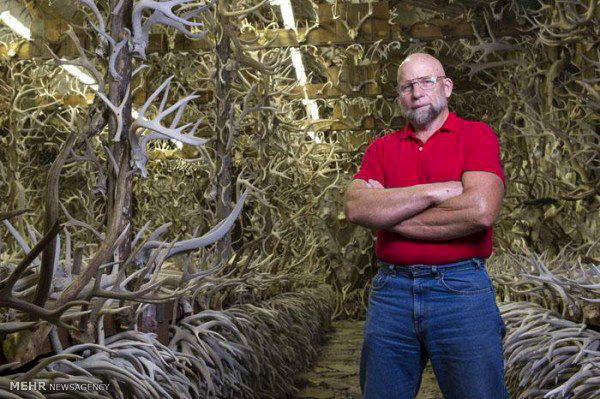 مرد شاخ گوزنی! +تصاویر