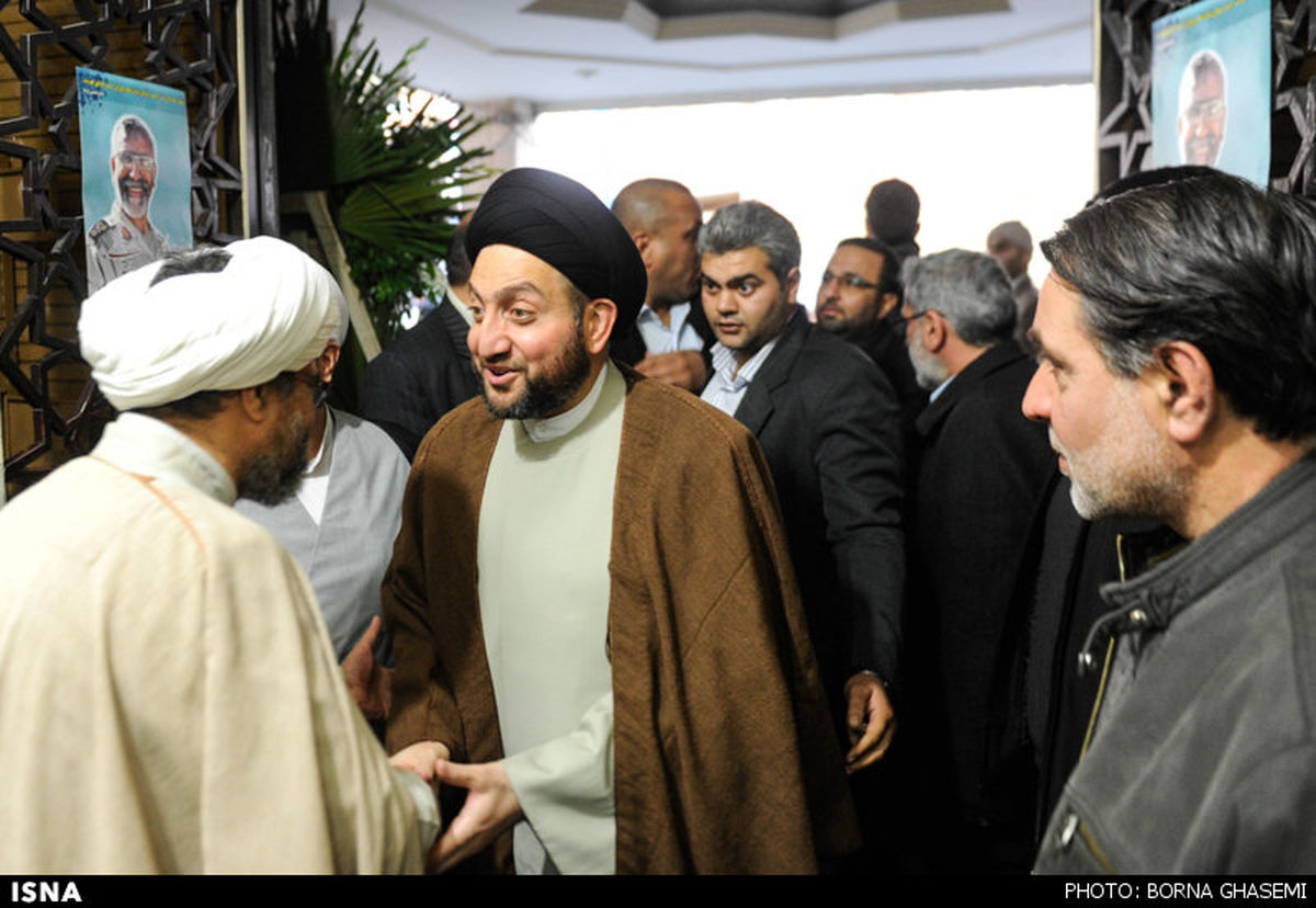 حکیم در مراسم ختم شهیدتقوی/عکس