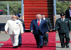 نتانیاهو وارد هند شد