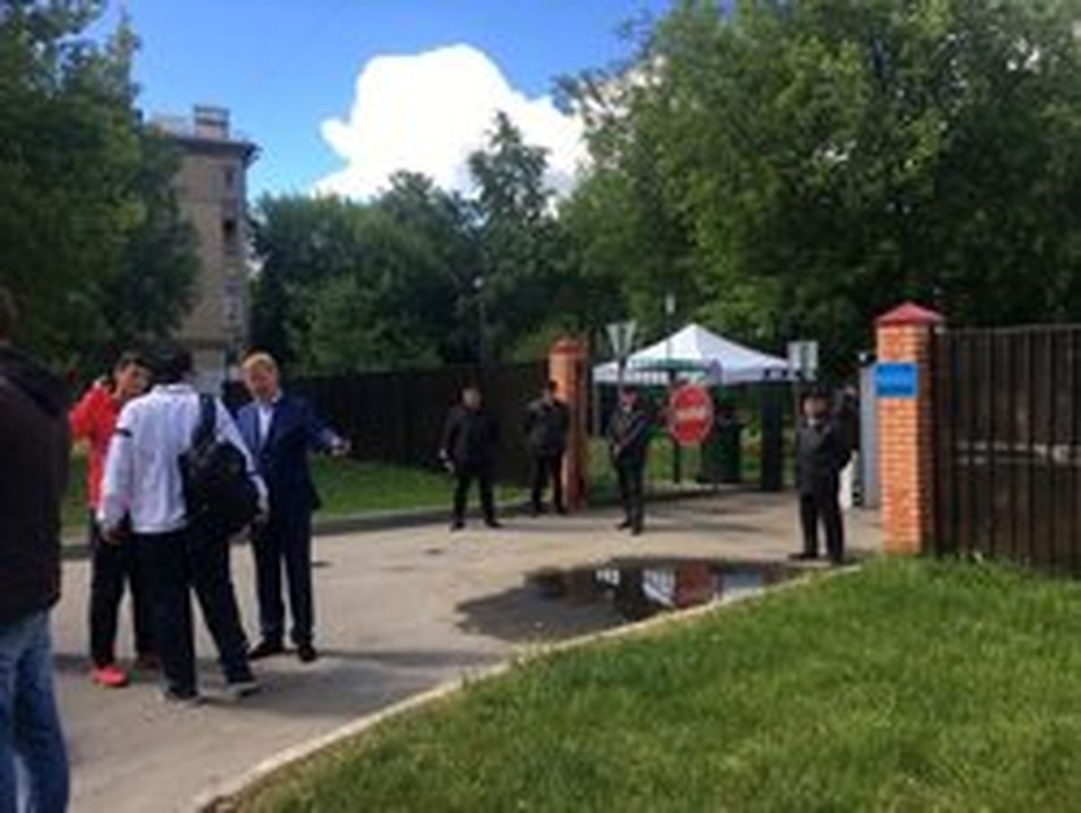 تدابیر امنیتی شدید در محل تمرین تیم ملی