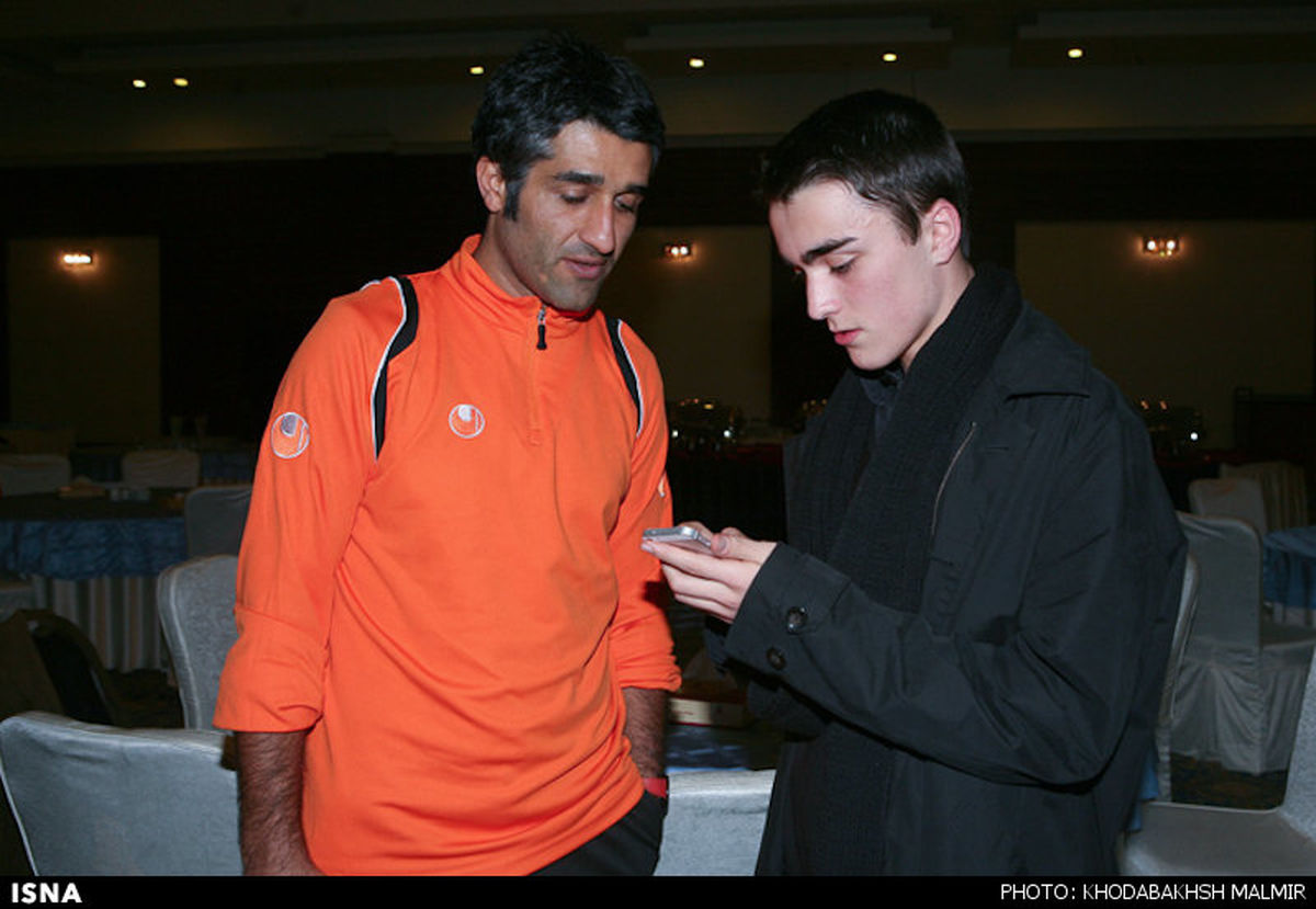 عکس/ نتیجه امام(ره) و پژمان جمشیدی