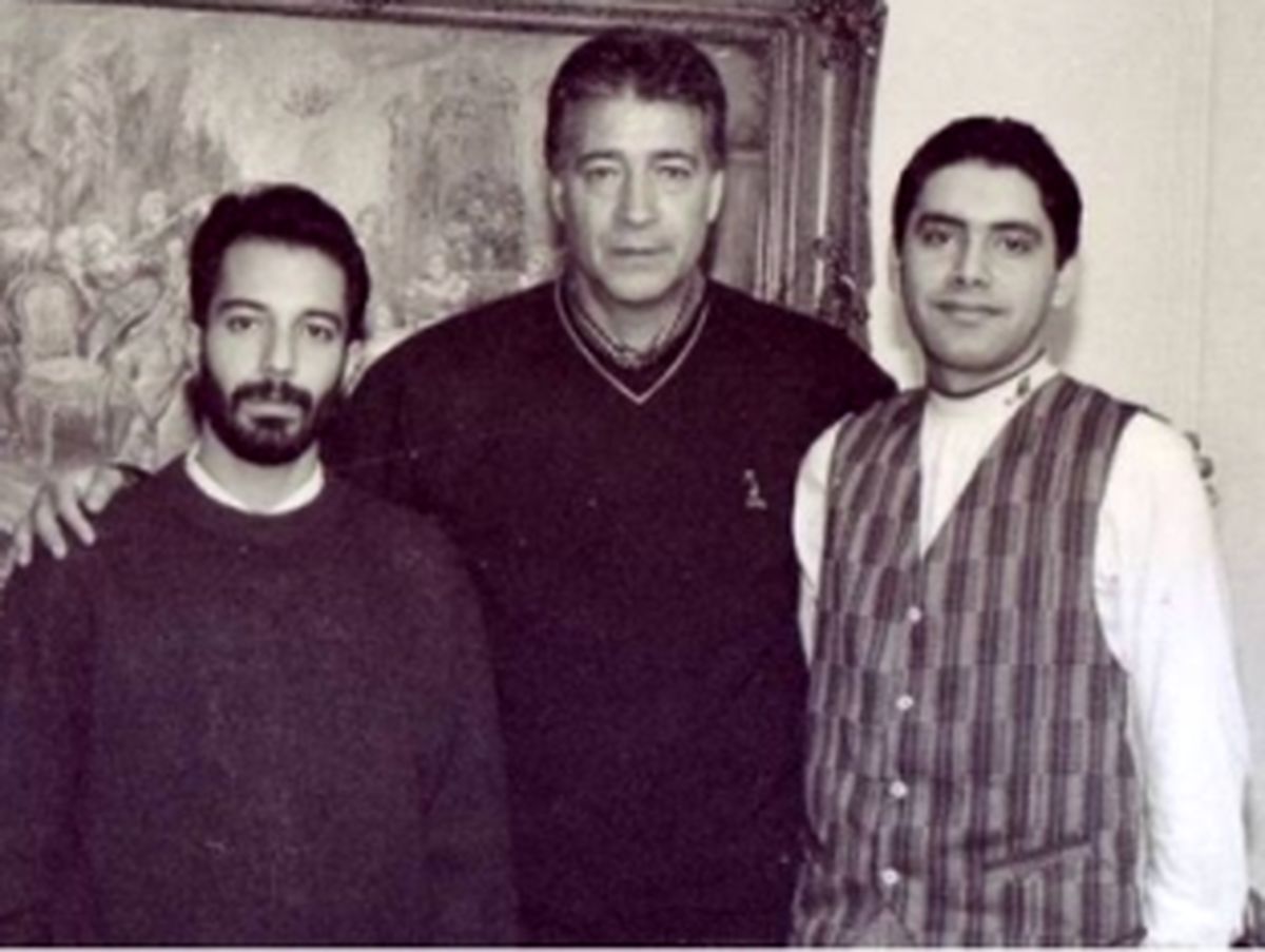 عکس یادگاری نجف زاده با حجازی