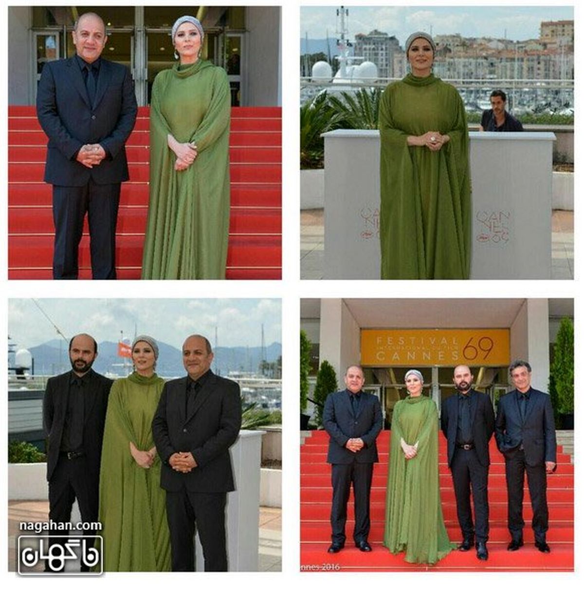 واکنش هومن سیدی به لباس سحر دولتشاهی در کن +عکس