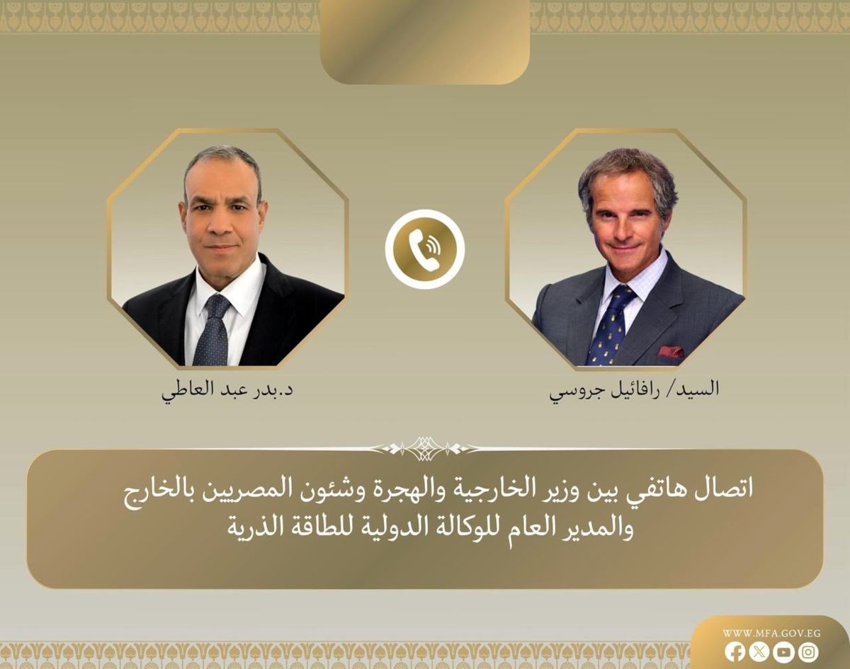 رایزنی وزیر خارجه مصر با گروسی درباره ایران