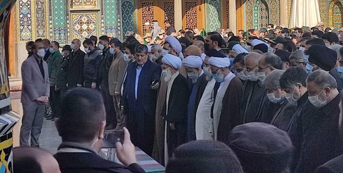 تشییع پیکر سردار مهدوی‌نژاد در قم +عکس