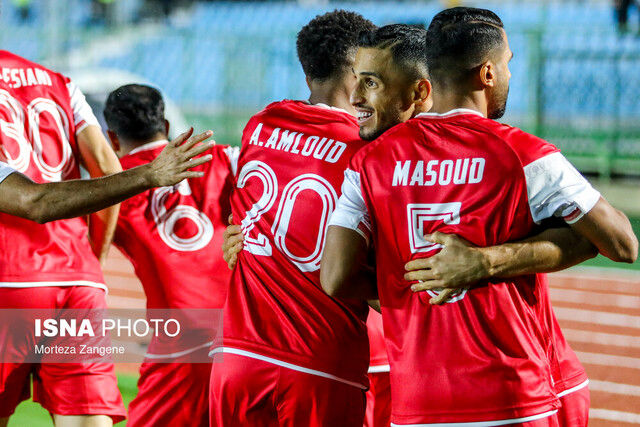 گل اول پرسپولیس به شمسآذر توسط علیپور