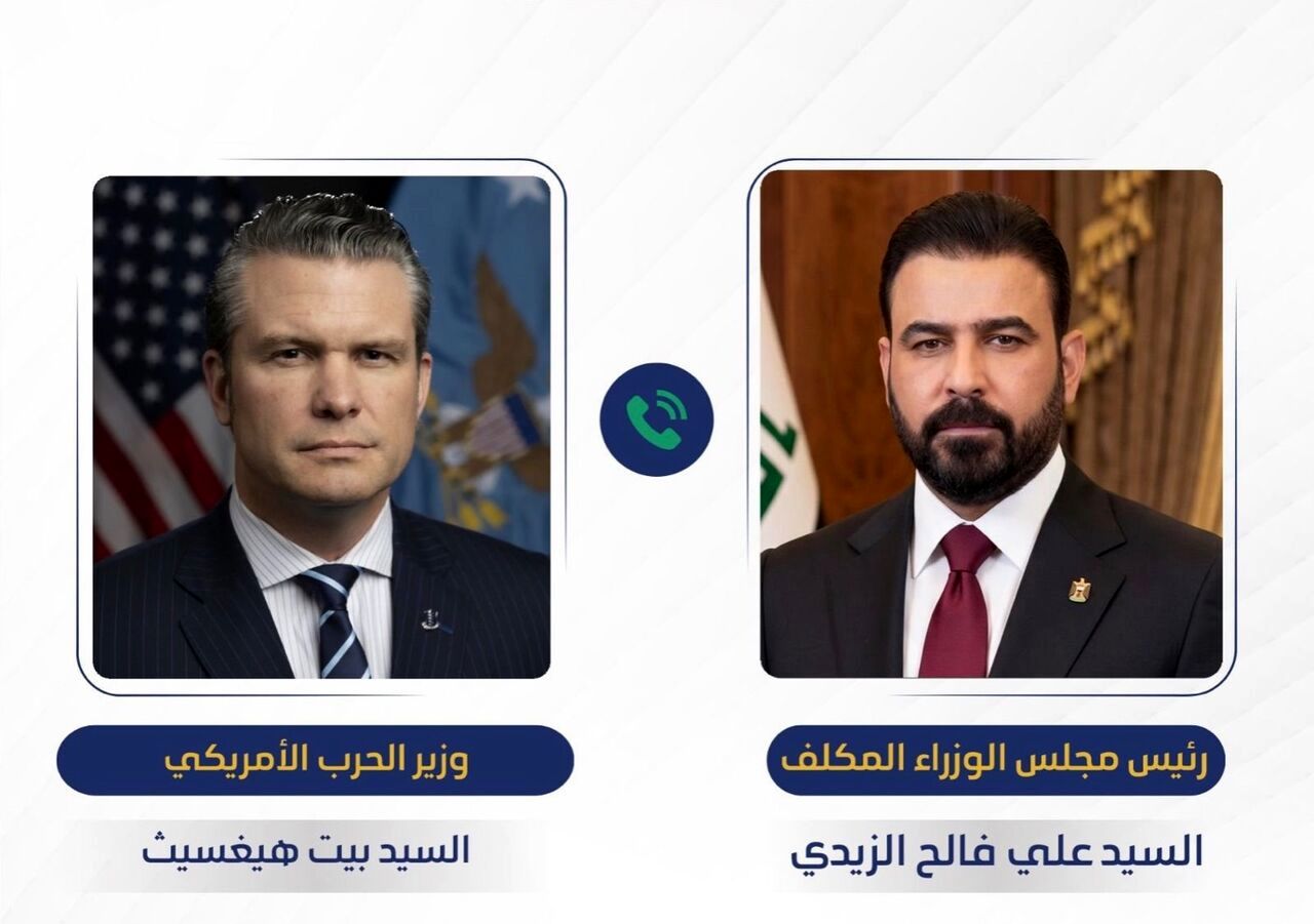 گفتگوی تلفنی وزیر جنگ آمریکا با نخست وزیر جدید عراق 