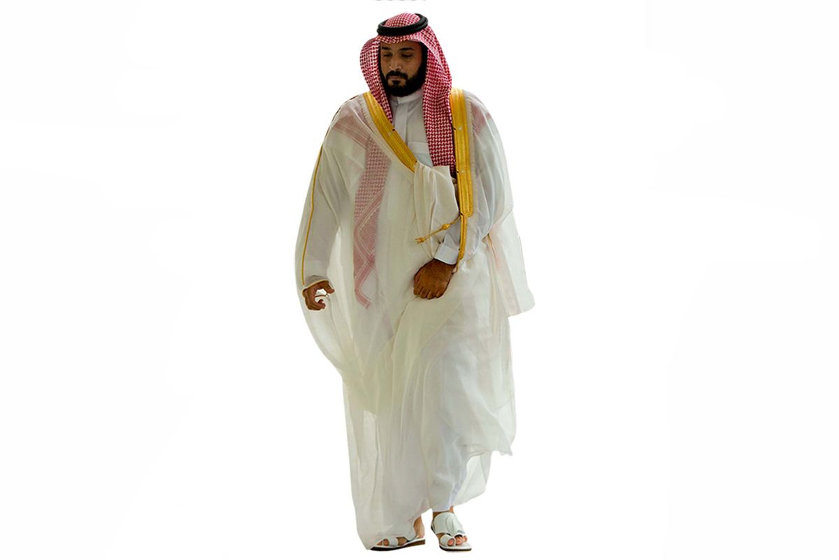 کلاه گشاد بر سر بنسلمان