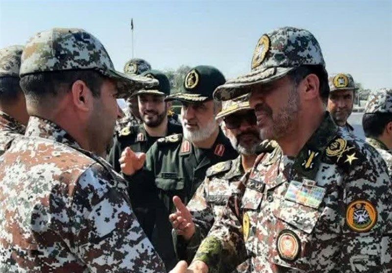 بازدید صباحی‌فرد و حاجی‌زاده از منطقه پدافند هوایی جنوب‌شرق