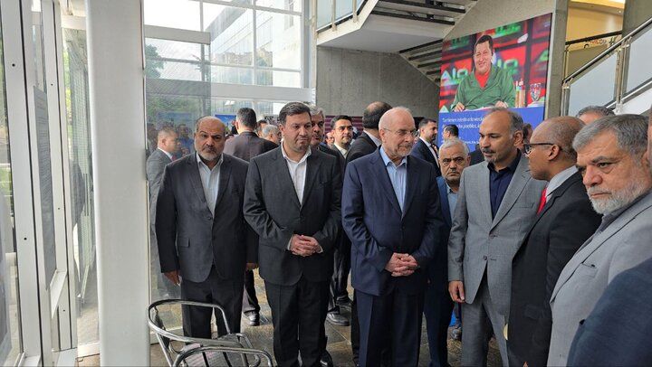 بازدید قالیباف از دانشگاه بین‌المللی ارتباطات ونزوئلا