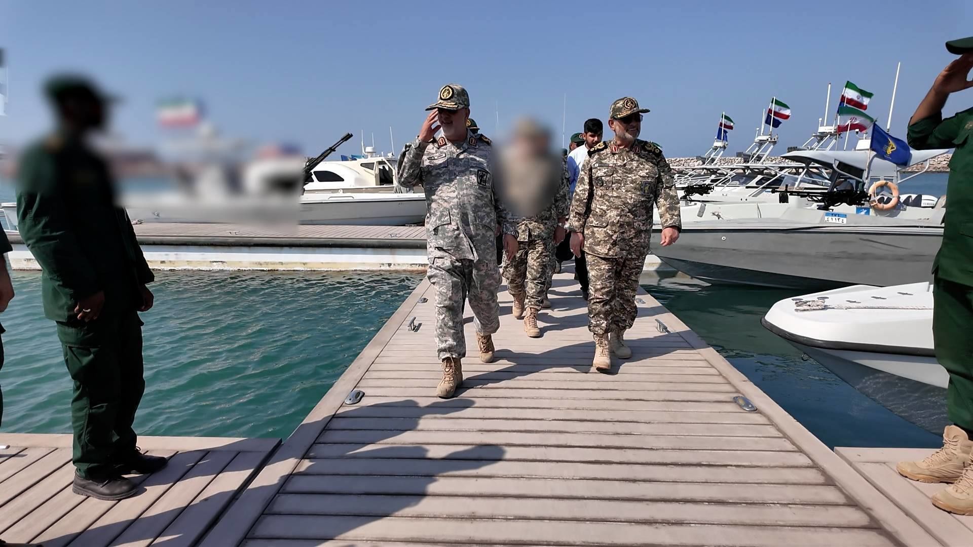 فرمانده سپاه با رصد ناوگان آمریکایی اقتدار دریایی کشور را به تصویر کشید +فیلم