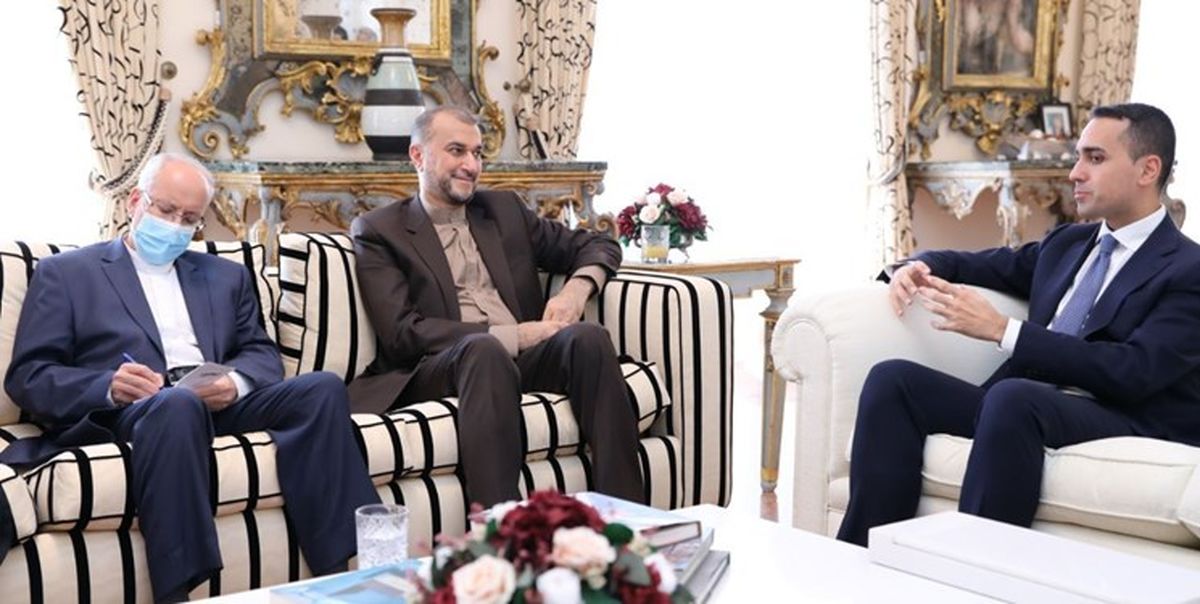 دیدار امیرعبداللهیان با همتای ایتالیایی در رم +عکس