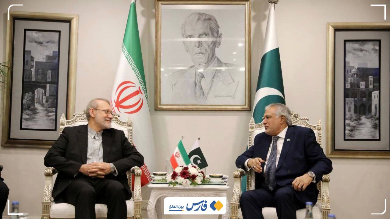 تصاویر دیدار لاریجانی با وزیر خارجه پاکستان