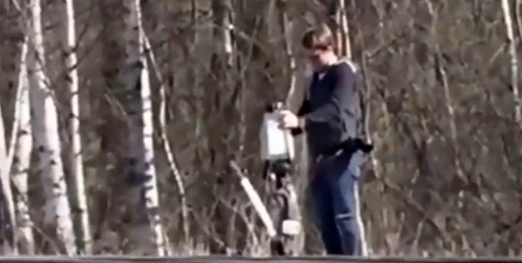 دزدی کارمند آمریکا در روسیه در روز روشن +فیلم