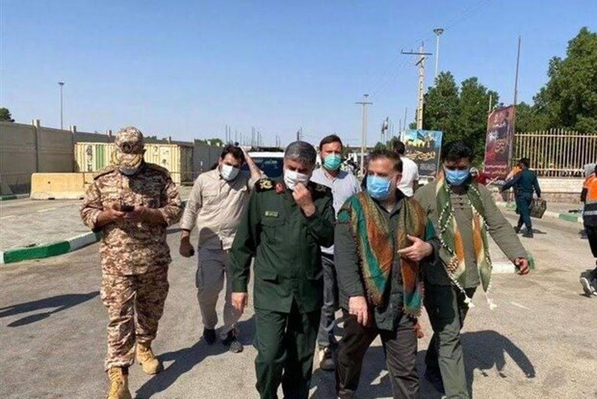 معاون عملیات سپاه از مرز مهران بازدید کرد