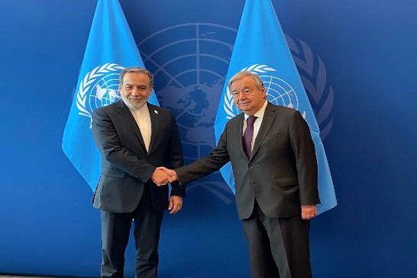 دیدار و گفتگوی وزیر امور خارجه با دبیرکل سازمان ملل