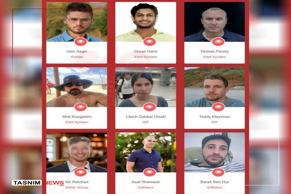 افشای اطلاعات ۹ صهیونیست توسط هکرهای حنظله