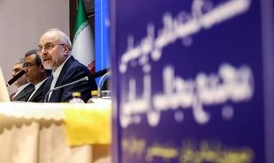 تصاویر: سخنرانی قالیباف در مراسم افتتاحیه نشست  (APA)