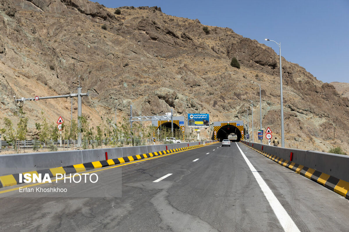 آزادراه تهران-شمال یک‌طرفه شد