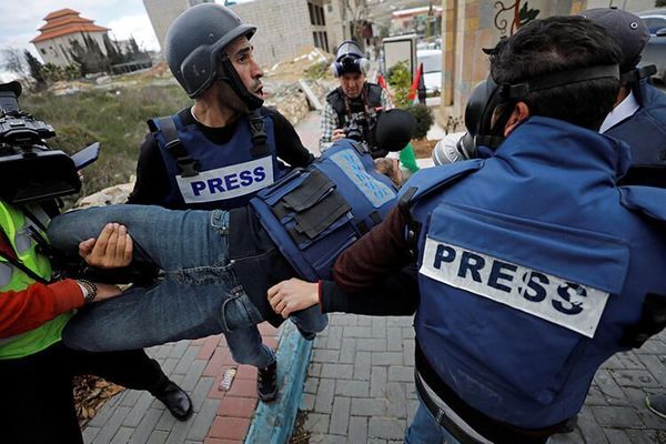 واکنش  جهانی به هدف قراردادن چادر خبرنگاران در غزه