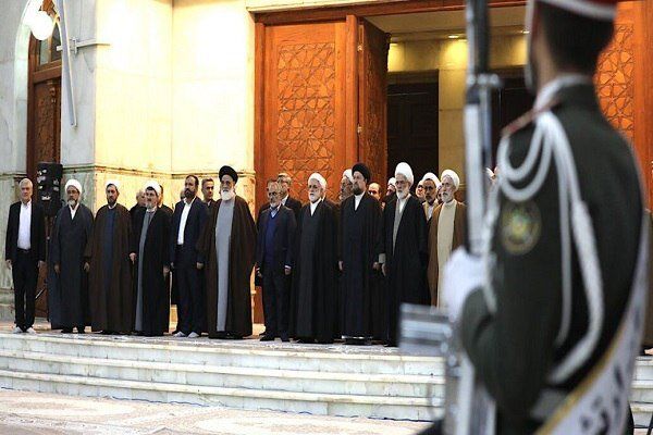 تجدید میثاق رئیس و مسئولان قوه قضائیه با آرمان‌های امام و شهدا