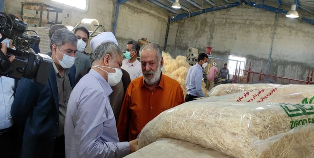 بازدید وزیر صمت از پروژه‌های صنعتی قلعه‌گنج