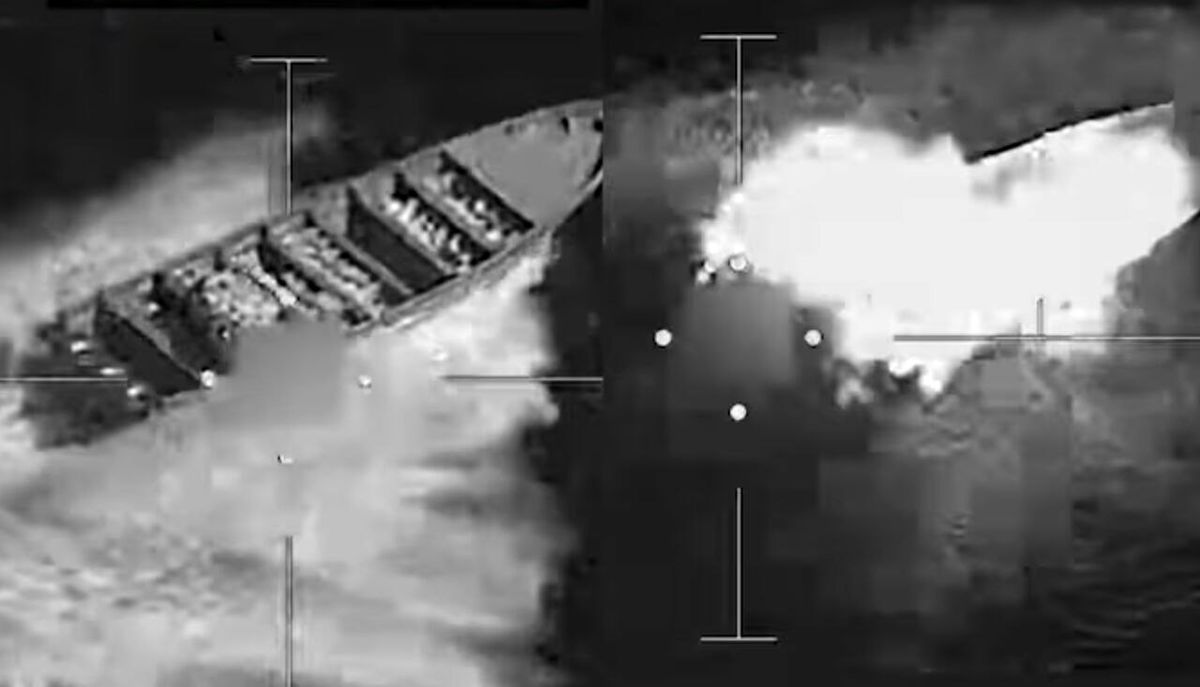 حمله ارتش آمریکا به یک قایق دیگر در اقیانوس آرام