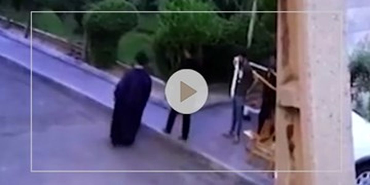  پشت صحنه کلیپ ساختگی تعرض به یک روحانی +فیلم