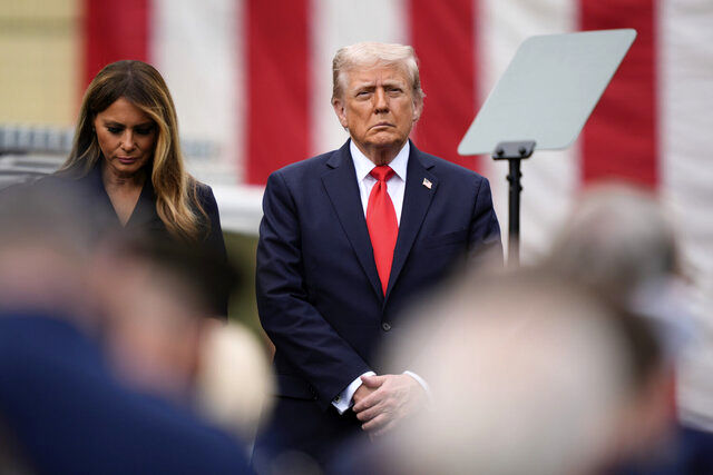 تصاویری جنجال برانگیز از ترامپ | ترامپ سکته کرده است؟