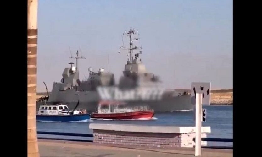 خشم  مصری ها از عبور کشتی جنگی صهیونیستی از کانال سوئز 